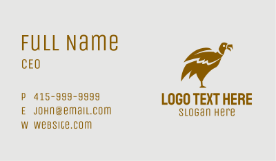Brown Vulture Business Card