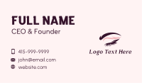 Makeup Beauty Influencer Business Card Image Preview