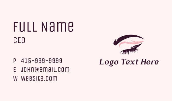 Makeup Beauty Influencer Business Card Design Image Preview