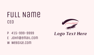 Makeup Beauty Influencer Business Card Image Preview