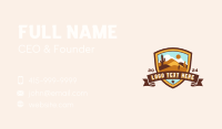 Desert Dunes Shield Landscape Business Card Image Preview