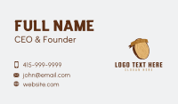 Lumberjack Wood Chop Business Card Image Preview