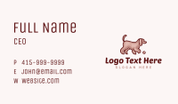 Fluffy Pet Dog Ball Business Card Image Preview