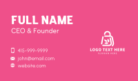 Shopping Bag Retail Business Card Preview