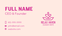 Pink Spring Tulip  Business Card Image Preview