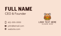Burger Fast Food Restaurant Business Card Image Preview