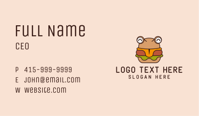 Burger Fast Food Restaurant Business Card Image Preview