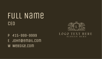 Elegant Lion Fashion Business Card Image Preview