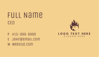 Flame Buffalo Barbeque Business Card Image Preview