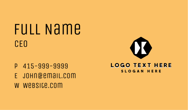 Generic Business Letter K Business Card Design Image Preview