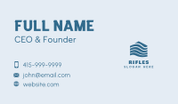 House Home Water Wave Business Card Image Preview