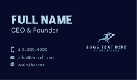 Athlete Arrow Runner Business Card Image Preview