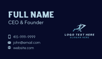 Athlete Arrow Runner Business Card Preview