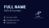 Athlete Arrow Runner Business Card Image Preview