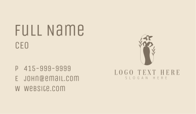 Fashion Woman Gown Business Card Image Preview