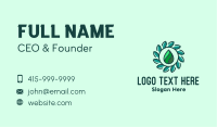 Herbal Essence Droplet Business Card Image Preview