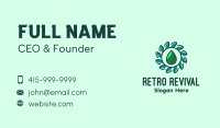 Herbal Essence Droplet Business Card Design