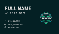 Power Washer Roofing Business Card Preview