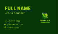 Green Plant Leaves Business Card Image Preview