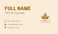 Gold Jewel Crown  Business Card Image Preview