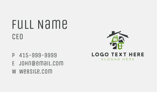 House Tools Renovation Business Card Design Image Preview