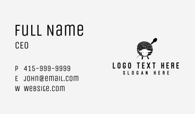 Black Sheep Yarn  Business Card Image Preview