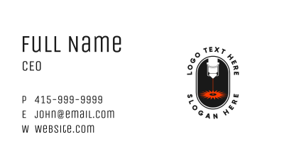 Laser Drill Factory  Business Card