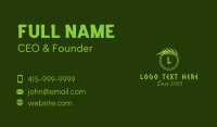 Outdoor Nature Letter  Business Card Preview