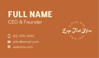 Classic Round Business Business Card Image Preview