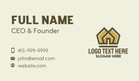 Gold Village Business Card Image Preview