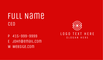 Security Camera Lens Business Card Image Preview