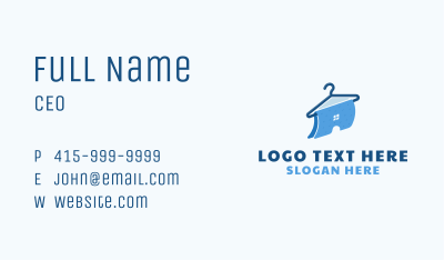 Laundry House Clothing Business Card Image Preview