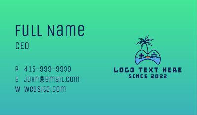 Paradise Island Gaming  Business Card Image Preview
