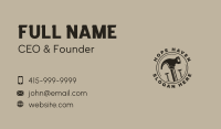 Carpentry Hammer Tool Business Card Image Preview