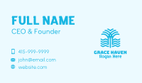Blue Palm River  Business Card Image Preview
