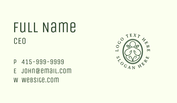 Wellness Meditation Spa  Business Card Design Image Preview