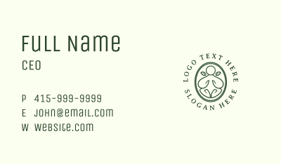 Wellness Meditation Spa  Business Card Image Preview