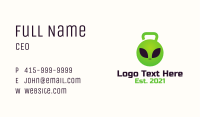 Alien Kettlebell Gym Business Card Image Preview