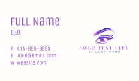  Elegant Eyelashes Spa Business Card Image Preview