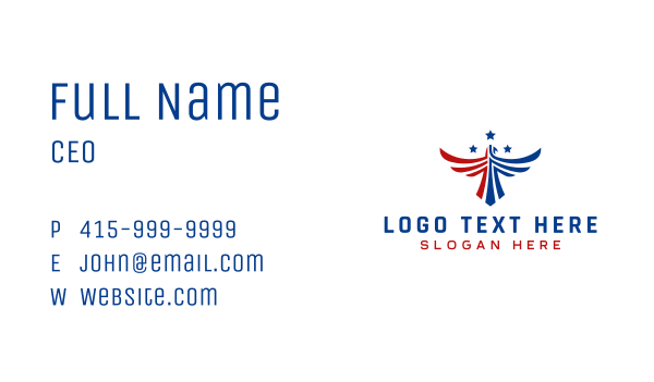 American Eagle Airforce Business Card Design Image Preview