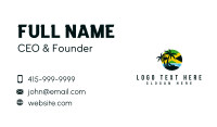 Jamaican Beach Resort Business Card Design