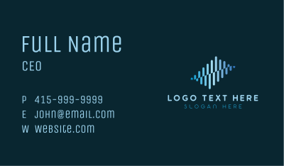 Tech Waves Lab Business Card Image Preview