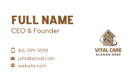 Wooden Tiles Home  Business Card Image Preview