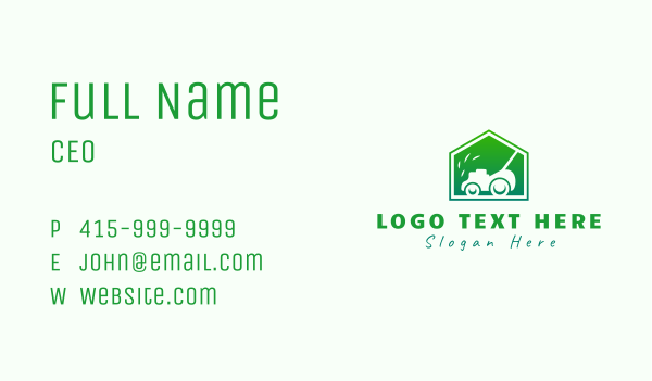 Home Yard Maintenance Business Card Design Image Preview