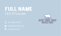 Antarctica Polar Bear Business Card Image Preview