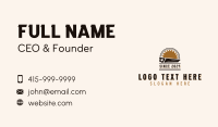 Carpentry Woodworking Saw Business Card Preview