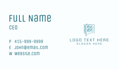 Shiny Glass Window  Business Card Image Preview
