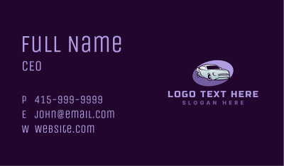 Automotive Car Sedan Business Card Image Preview