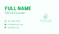 Herbal Wellness Essential Oil Business Card Image Preview