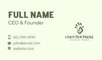 Tribal Abstract Hand Business Card Image Preview